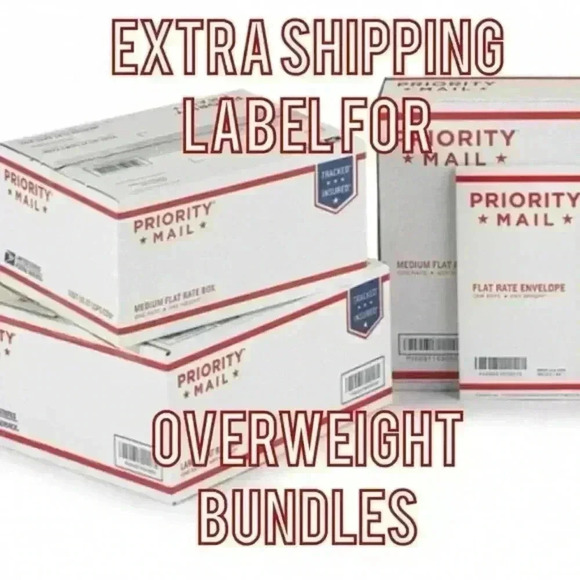 Extra Shipping Label for Over 5 lb limit Orders - Picture 1 of 1